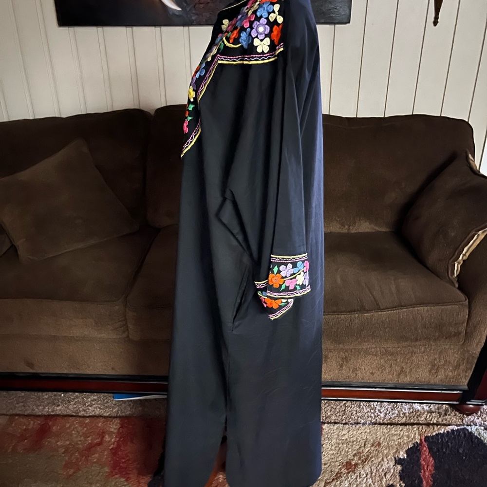 Ramona Rull” Kaftan Lounge Dress~Size Medium - Picture 9 of 15